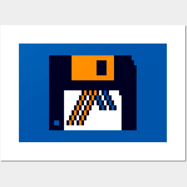 Amiga Workbench Disk Wall Art by black_star